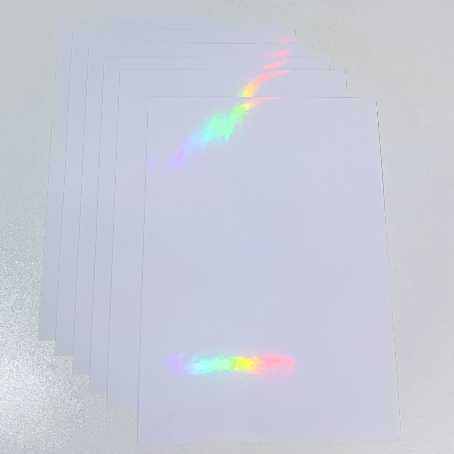 COLD LAMINATES CLEAR FLAT RAINBOW A4 (10/PACK)