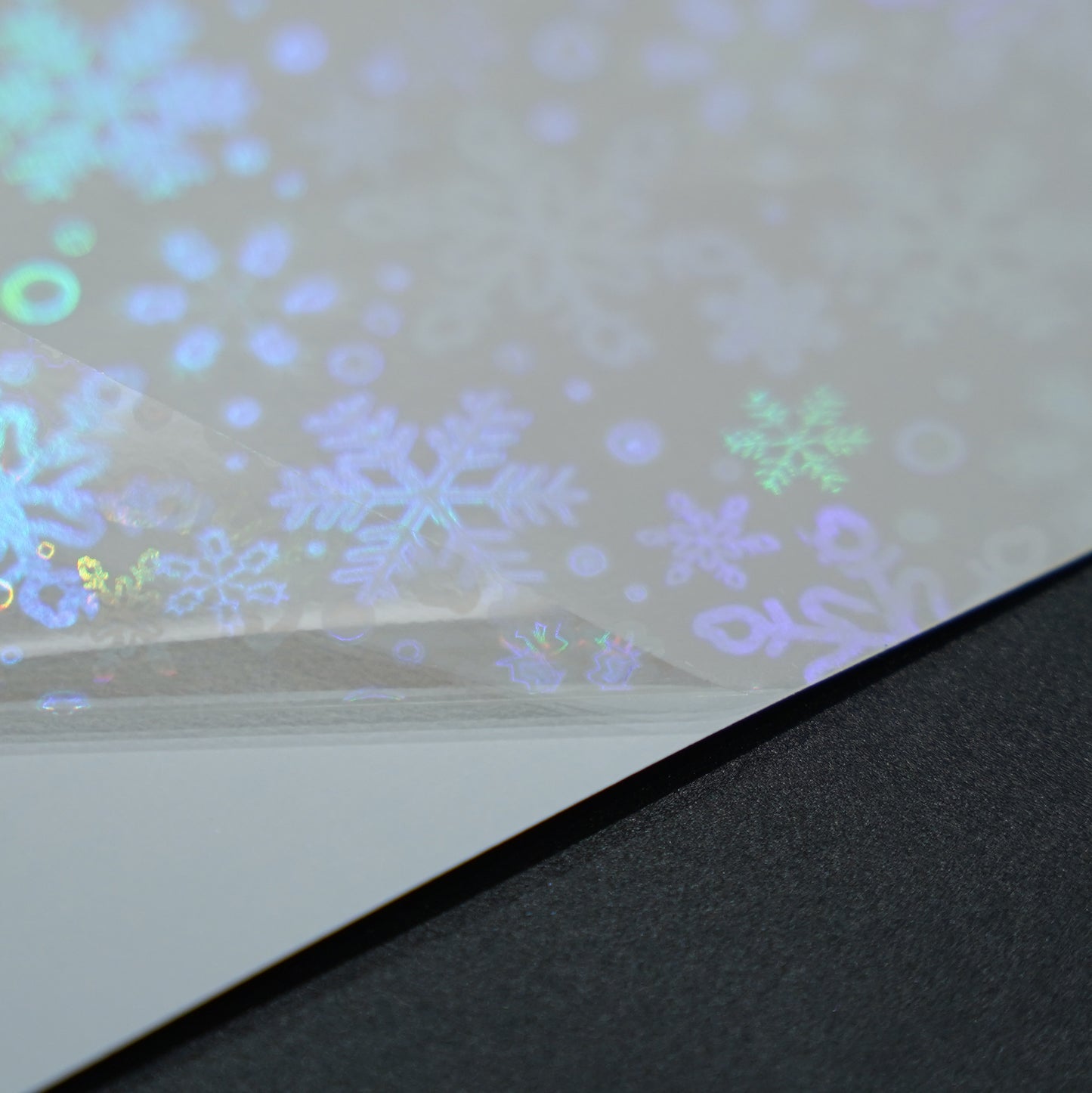 COLD LAMINATES CLEAR SNOWFLAKE A4 (10/PACK)