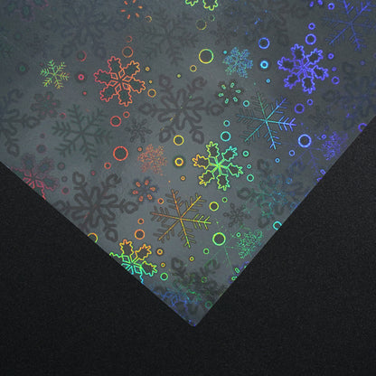 COLD LAMINATES CLEAR SNOWFLAKE A4 (10/PACK)