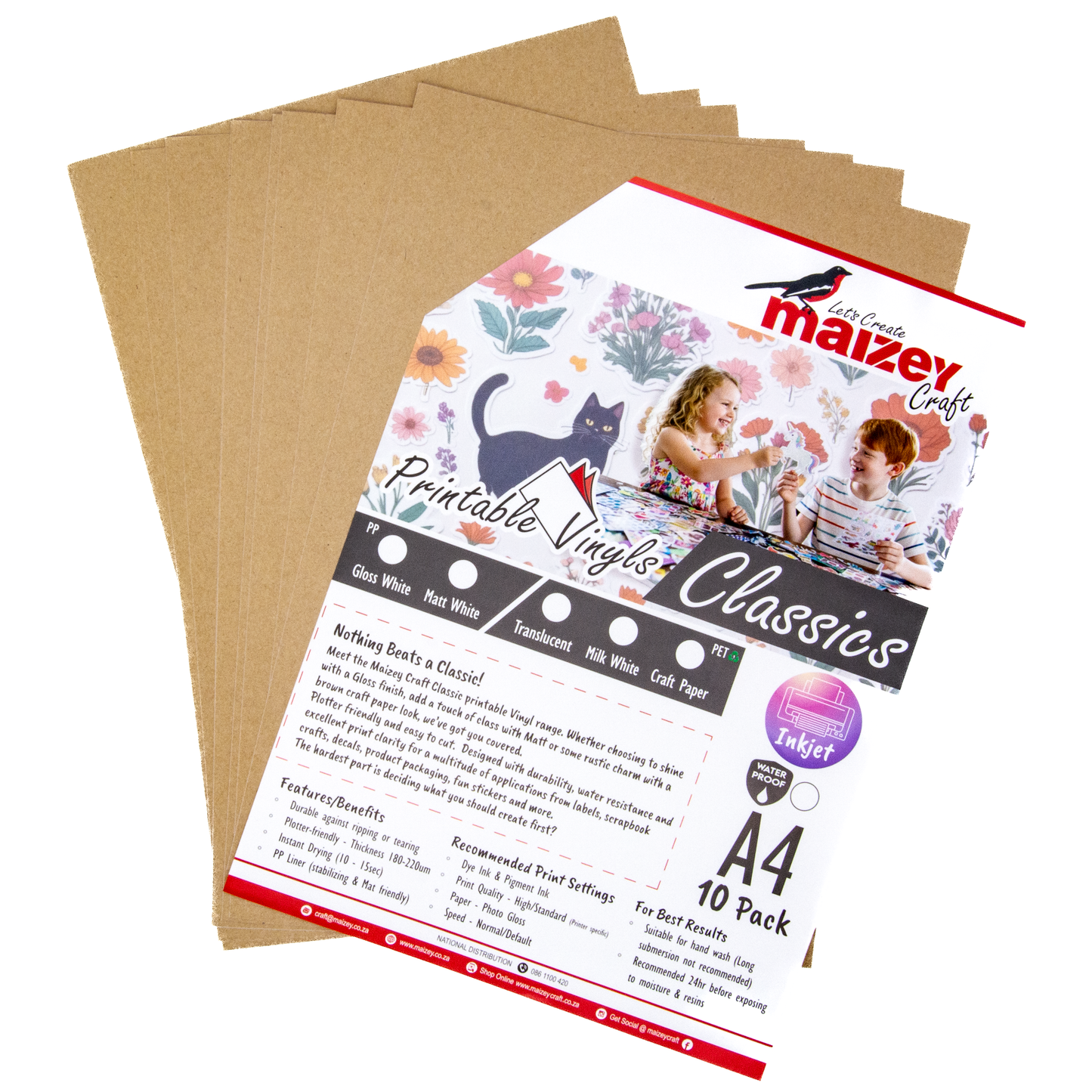 LIGHT BROWN CRAFT PAPER - INK JET