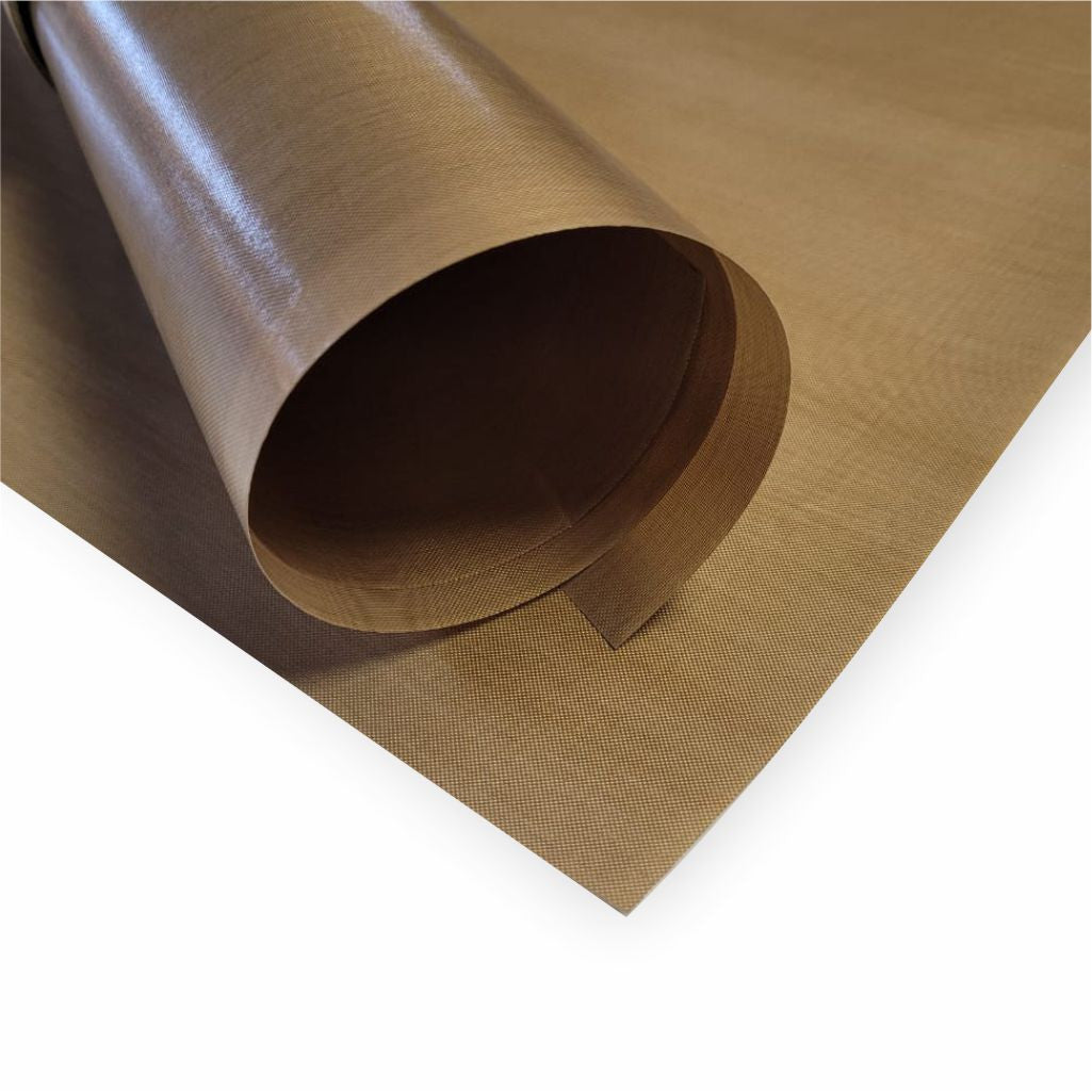 PTFE GLASS CLOTH 5TH NON ADHESIVE 500MM X 500MM O/S