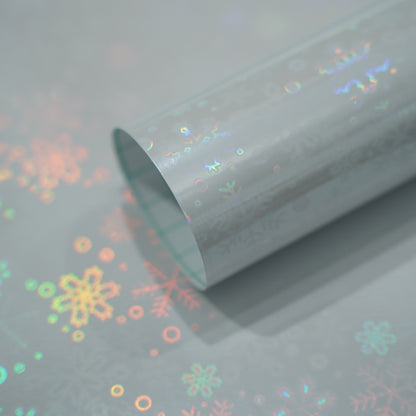 COLD LAMINATES CLEAR SNOWFLAKE A4 (10/PACK)