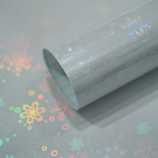 COLD LAMINATES CLEAR SNOWFLAKE A4 (10/PACK)